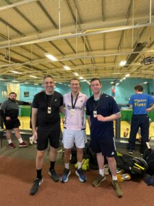 East Midlands Racketlon 2024 Mens D Podium East Midlands Racketlon 2024 Mens D Podium