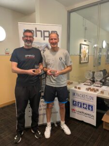 British Championship Podium - Mens +50 Singles