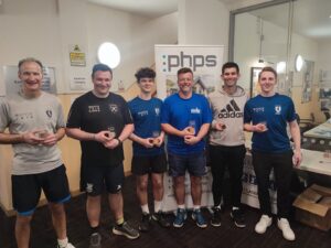 British Championships Mens B Doubles Podium