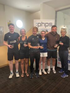 British Championship Podium - Mixed Doubles A