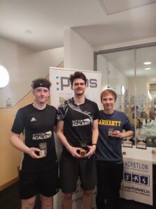 Mens A Singles podium