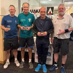 Mens Senior Doubles 1st & 2nd place
