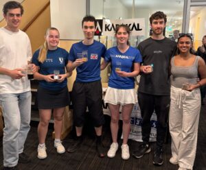 British Championship Podium - Mixed Doubles A