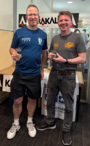 Men's +40s 1st and 2nd place