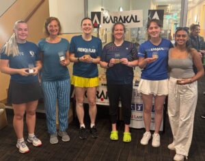 British Championships Womens Doubles Podium