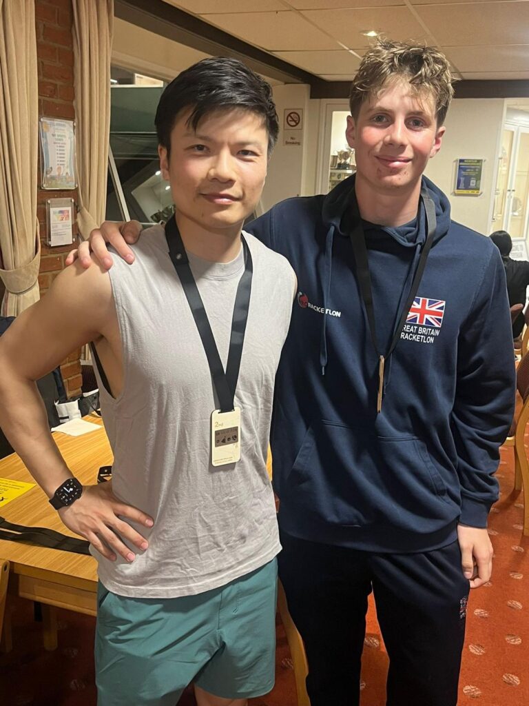 Mens doubles 2nd and 3rd place