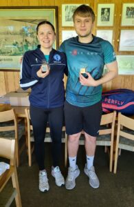 Mens doubles 2nd and 3rd place