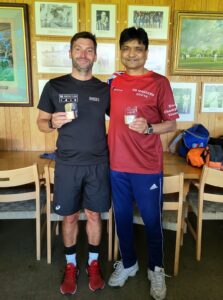 Mens Senior Doubles 1st & 2nd place